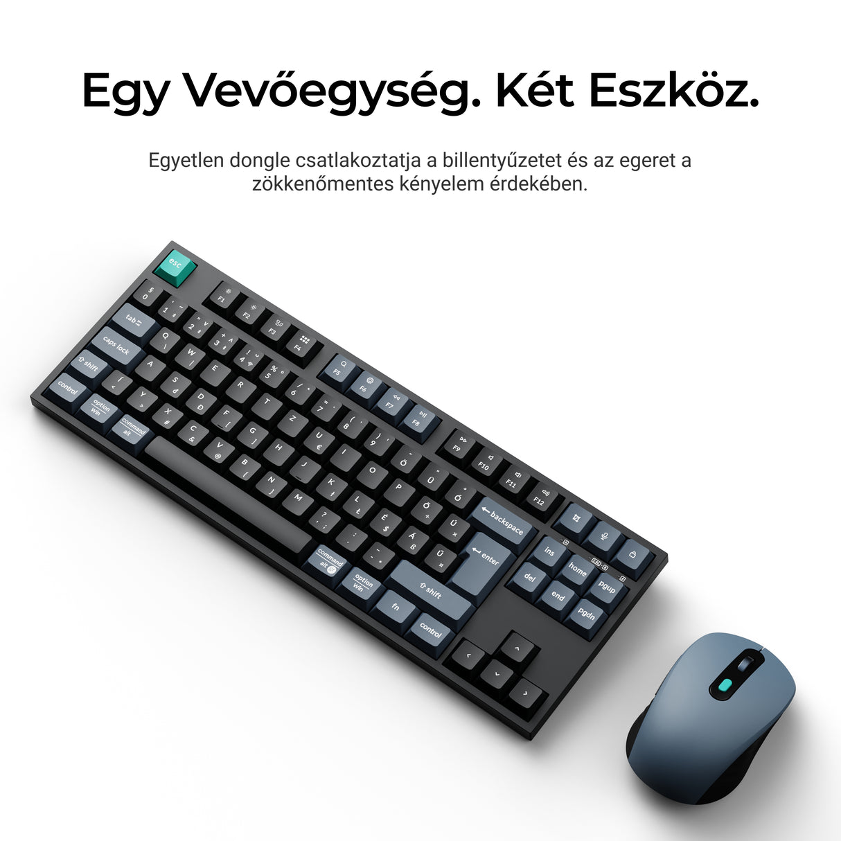 Keychron B33 billentyűzet és BM25 egér vezeték nélküli szett