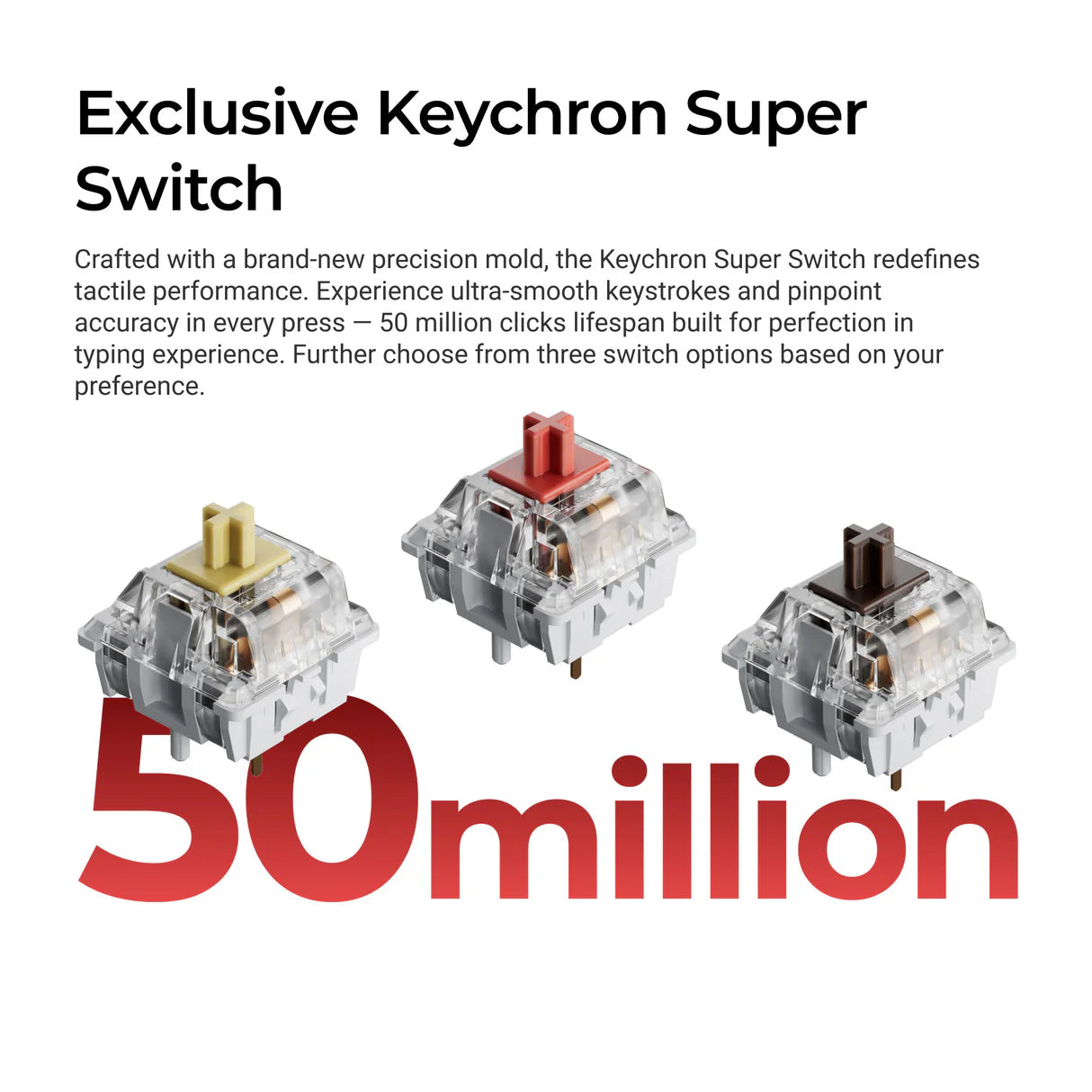 Keychron C3 Pro 8K QMK testreszabható vezetékes mechanikus billentyűzet