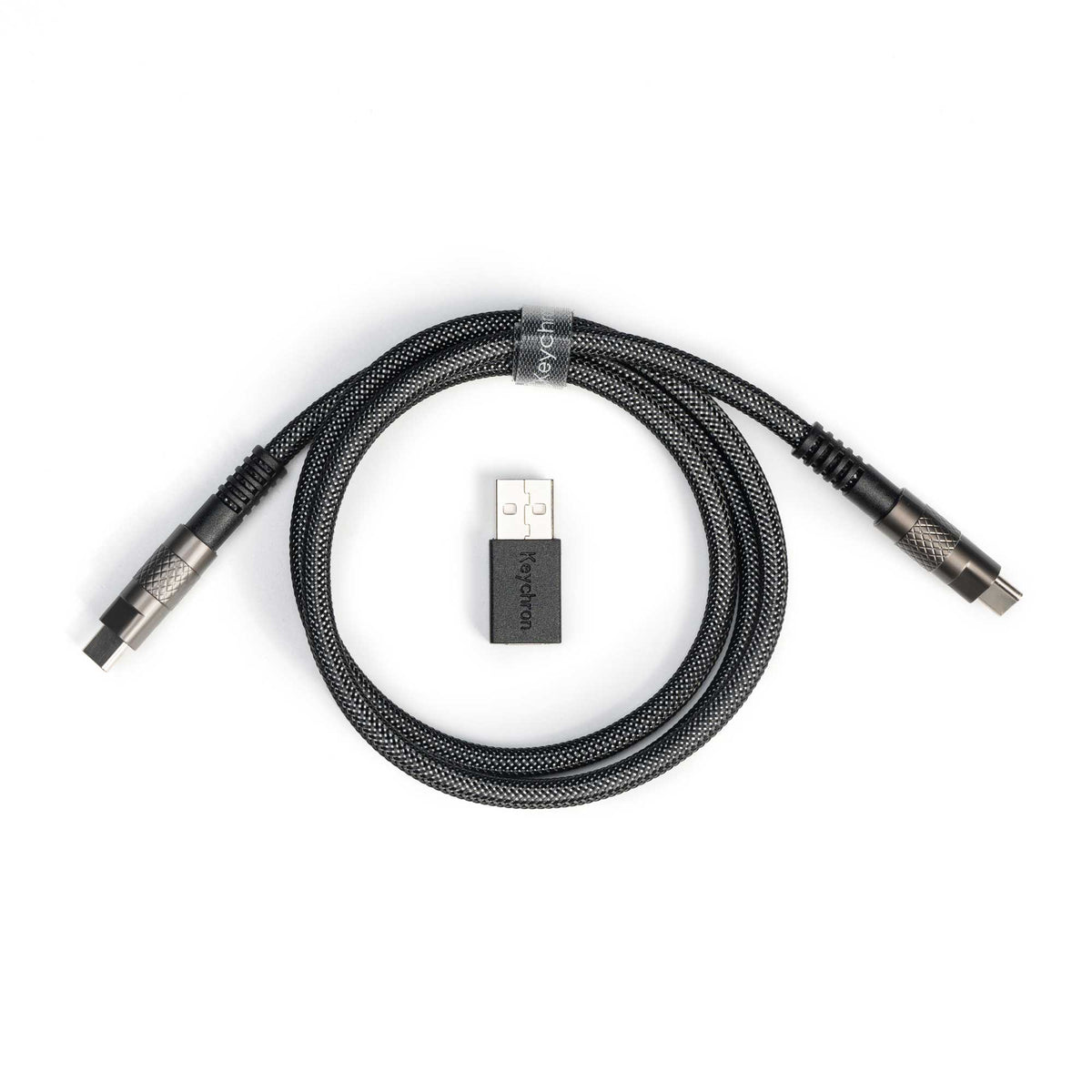 Keychron Double-Sleeved Geek Cable 8K-Black