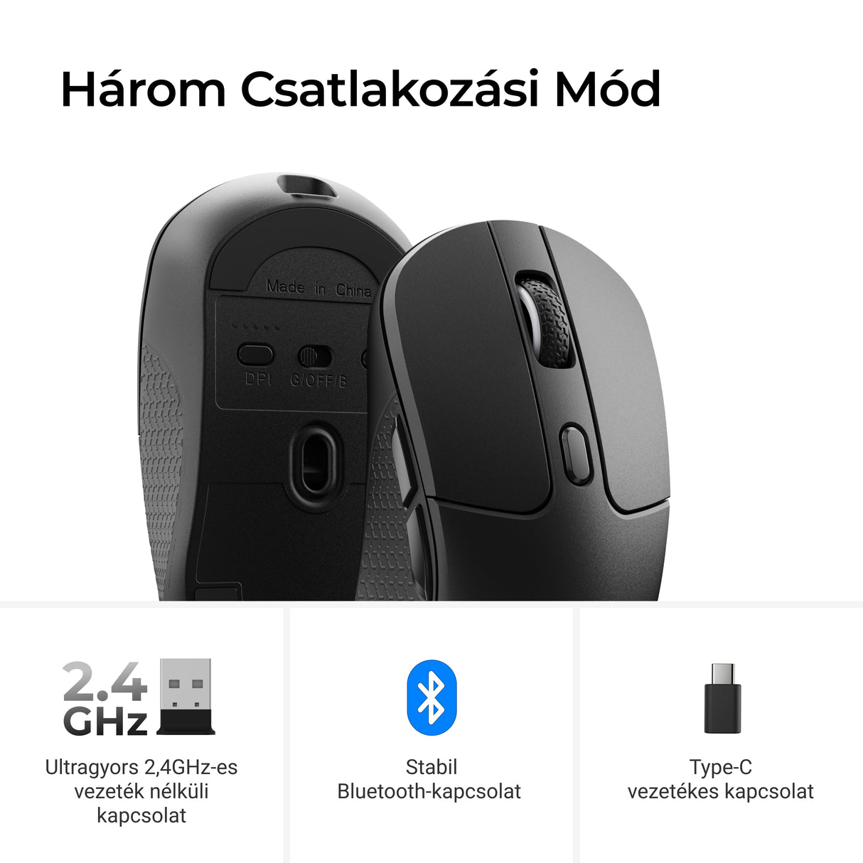 Keychron M3 vezeték nélküli egér