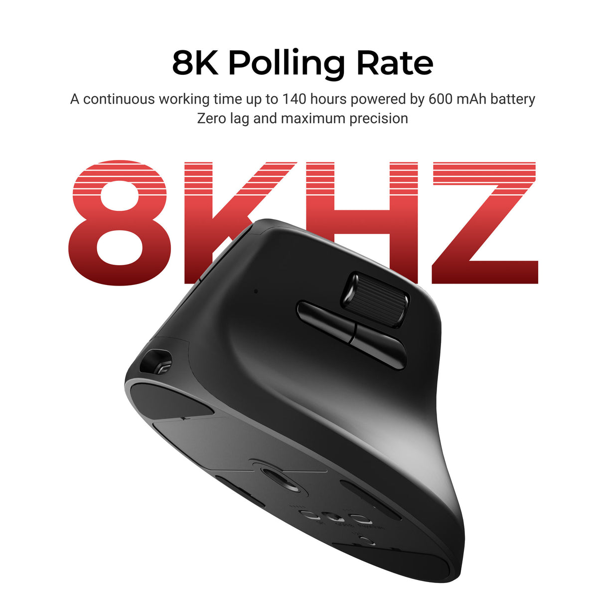 Keychron M5 vezeték nélküli ergonomikus egér