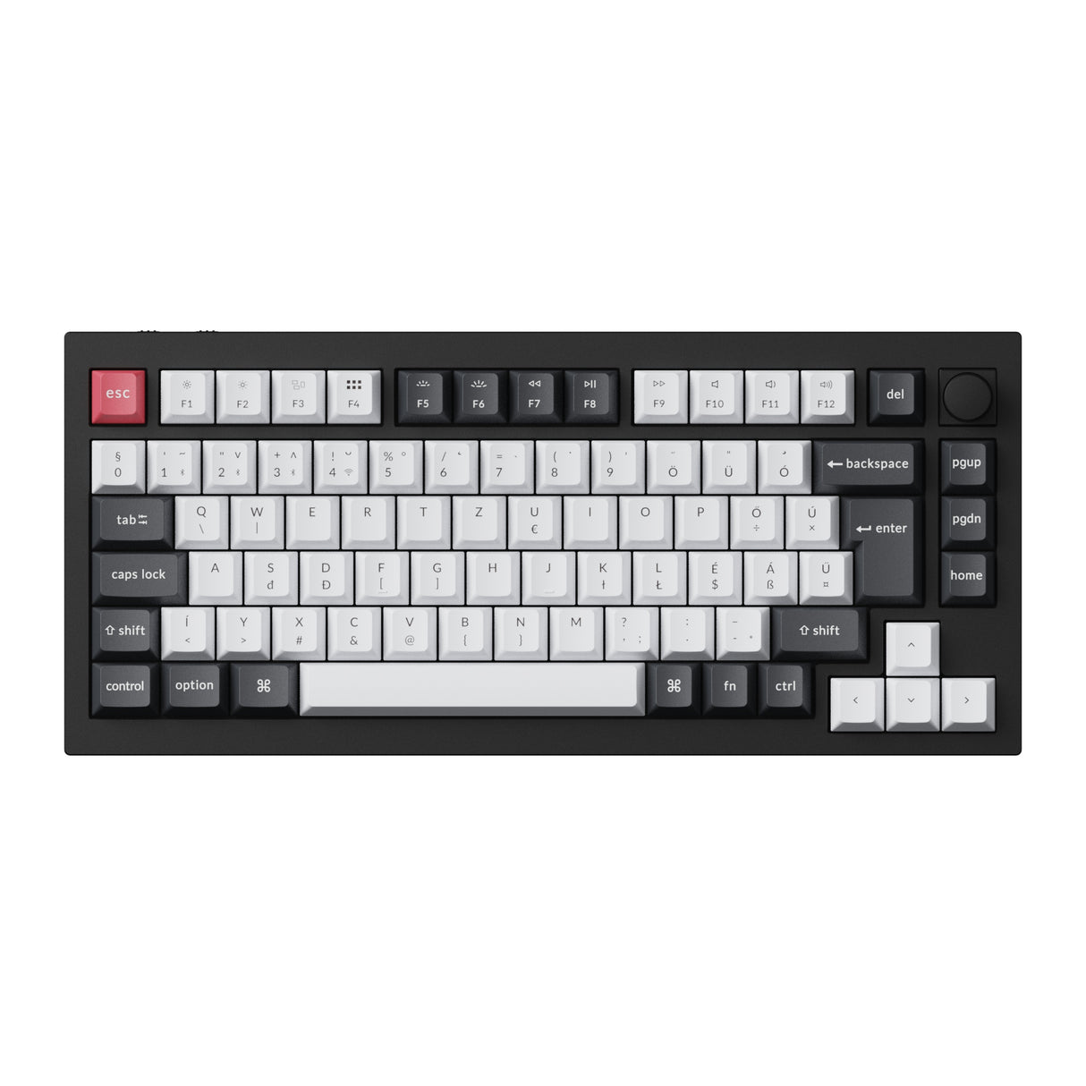 Keychron Q1 HE QMK testreszabható vezeték nélküli mechanikus billentyűzet