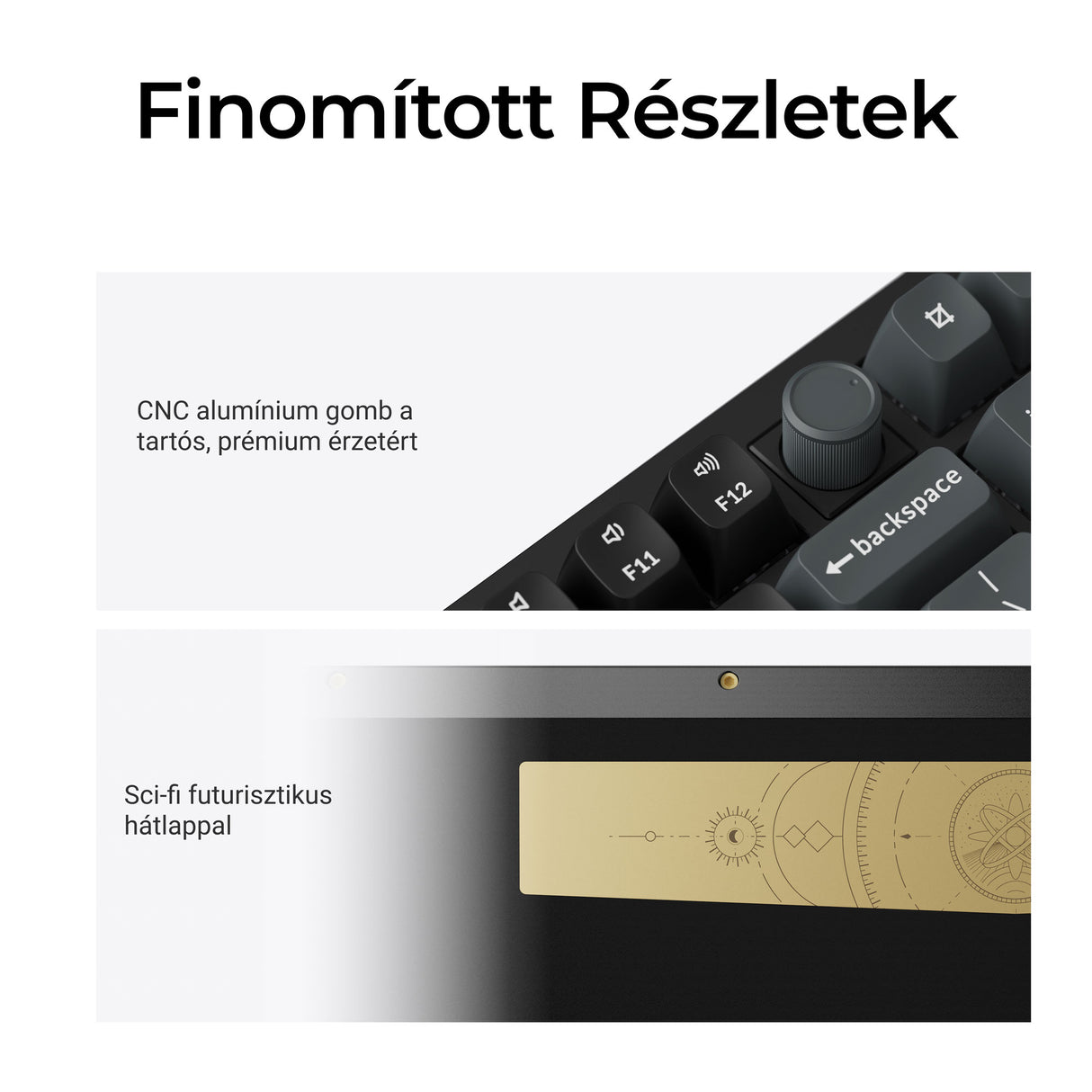 Keychron Q3 Ultra 8K vezeték nélküli testreszabható mechanikus billentyűzet