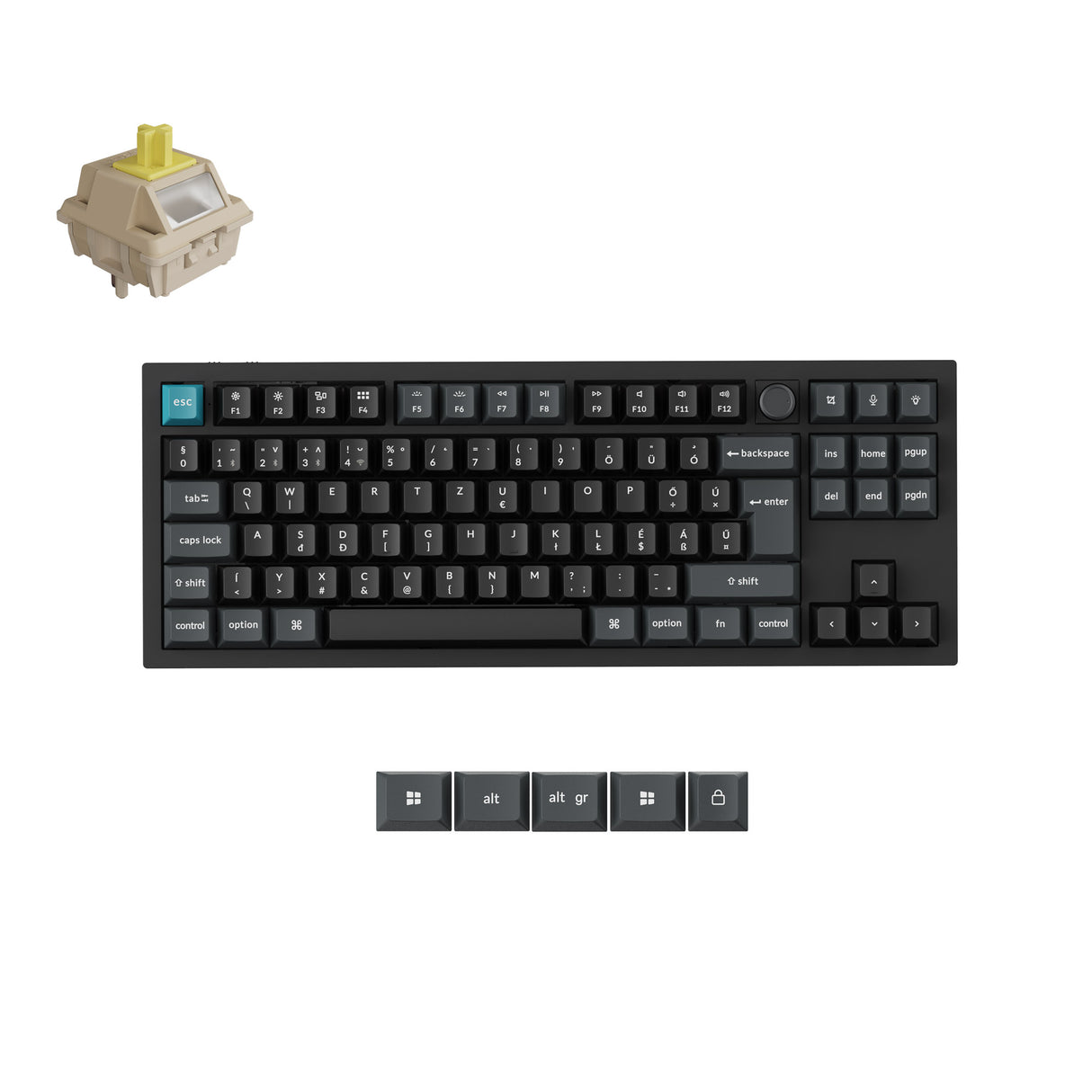 Keychron Q3 Ultra 8K vezeték nélküli testreszabható mechanikus billentyűzet