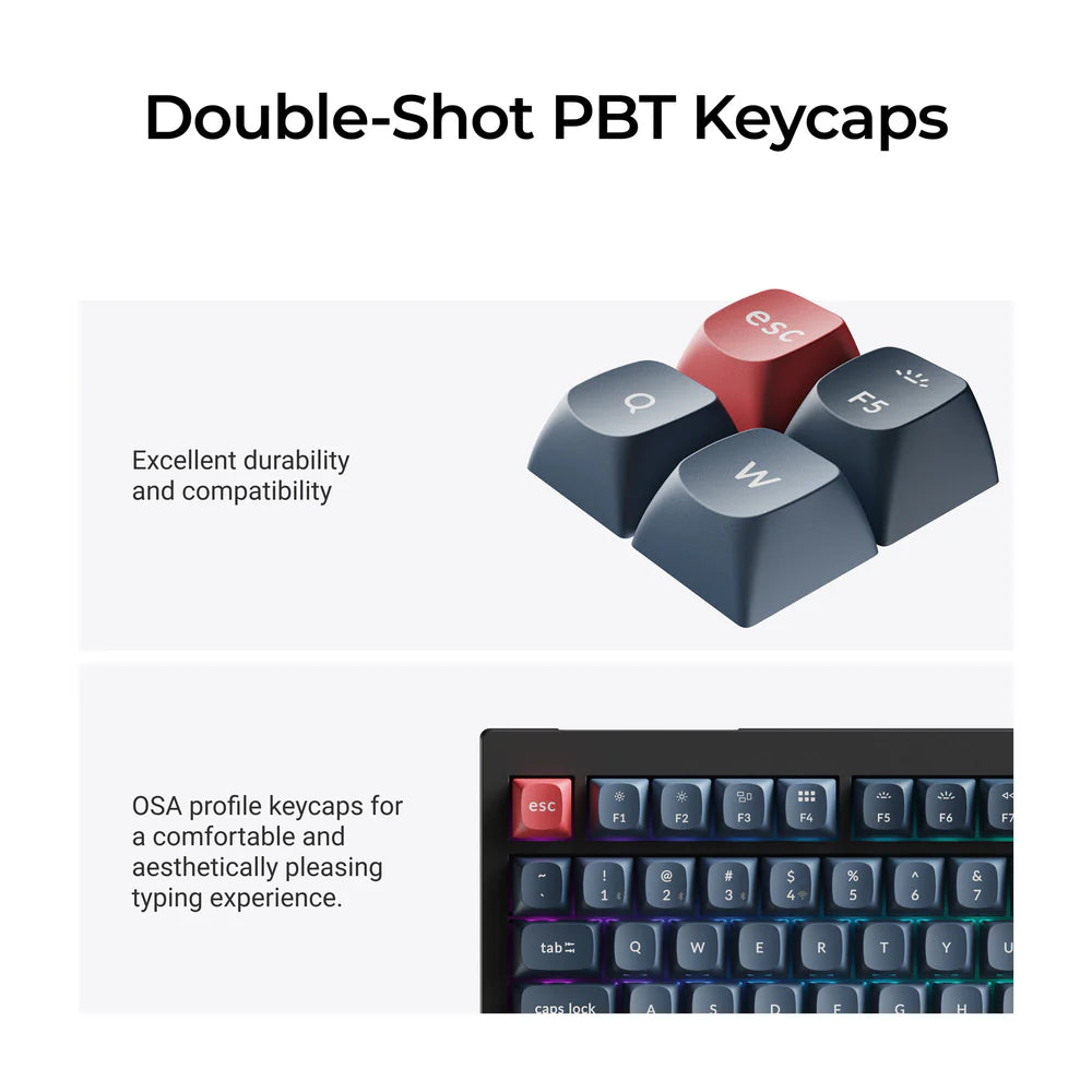 Keychron V3 Max QMK/VIA testreszabható vezeték nélküli mechanikus billentyűzet