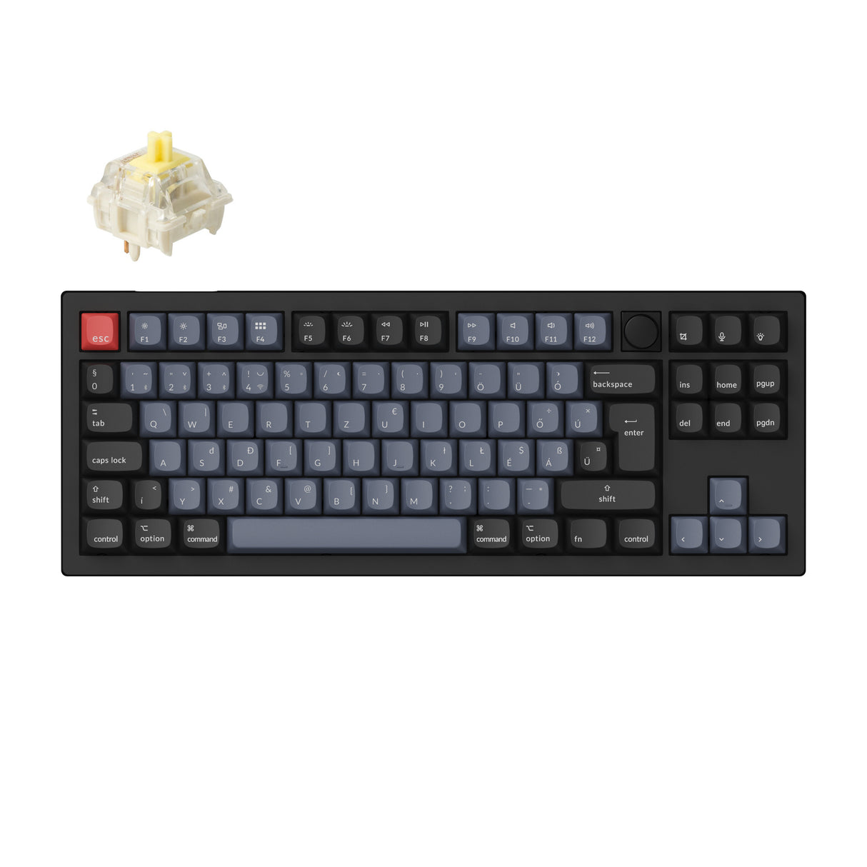 Keychron V3 Max QMK/VIA testreszabható vezeték nélküli mechanikus billentyűzet