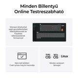 Keychron B36 vezeték nélküli mechanikus billentyűzet