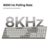 Keychron C2 Pro 8K QMK testreszabható vezetékes billentyűzet