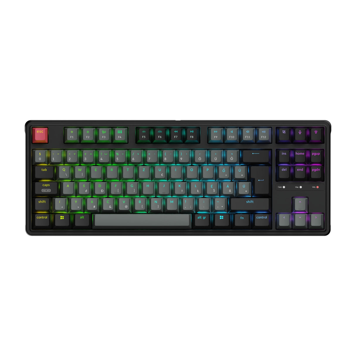 Keychron C3 Pro 8K QMK testreszabható vezetékes mechanikus billentyűzet