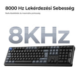 Keychron J5 HE 8K mágneskapcsolós mechanikus billentyűzet