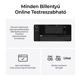 Keychron J8 HE 8K mágneses kapcsolós billentyűzet