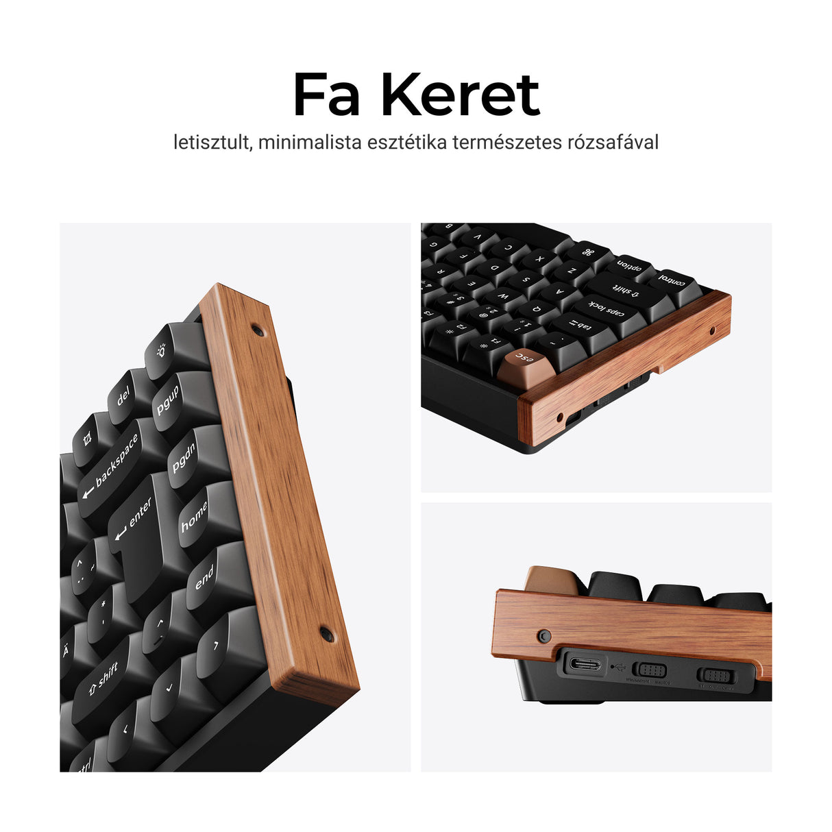Keychron K2 HE testreszabható mágneskapcsolós vezeték nélküli mechanikus billentyűzet