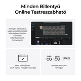 Keychron K2 HE testreszabható mágneskapcsolós vezeték nélküli mechanikus billentyűzet