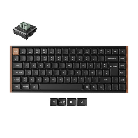 Keychron K3 HE Wireless Hot-swappable RGB Backlight - Black (Special Edition) German Layout