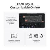 Keychron K8 HE testreszabható mágneskapcsolós vezeték nélküli mechanikus billentyűzet