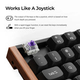 Keychron K8 HE testreszabható mágneskapcsolós vezeték nélküli mechanikus billentyűzet