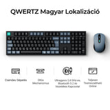 Keychron B36 billentyűzet és BM25 egér vezeték nélküli szett