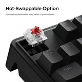 Keychron C3 Pro 8K QMK testreszabható vezetékes mechanikus billentyűzet