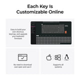 Keychron C3 Pro 8K QMK testreszabható vezetékes mechanikus billentyűzet