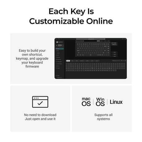 Keychron K1 Ultra 8K Wireless Custom Mechanical Keyboard Features Each Key Is Customizable Online
