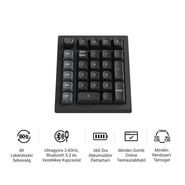 Keychron V0 Ultra 8K Wireless Custom Number Pad