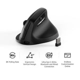 Keychron M5 vezeték nélküli ergonomikus egér