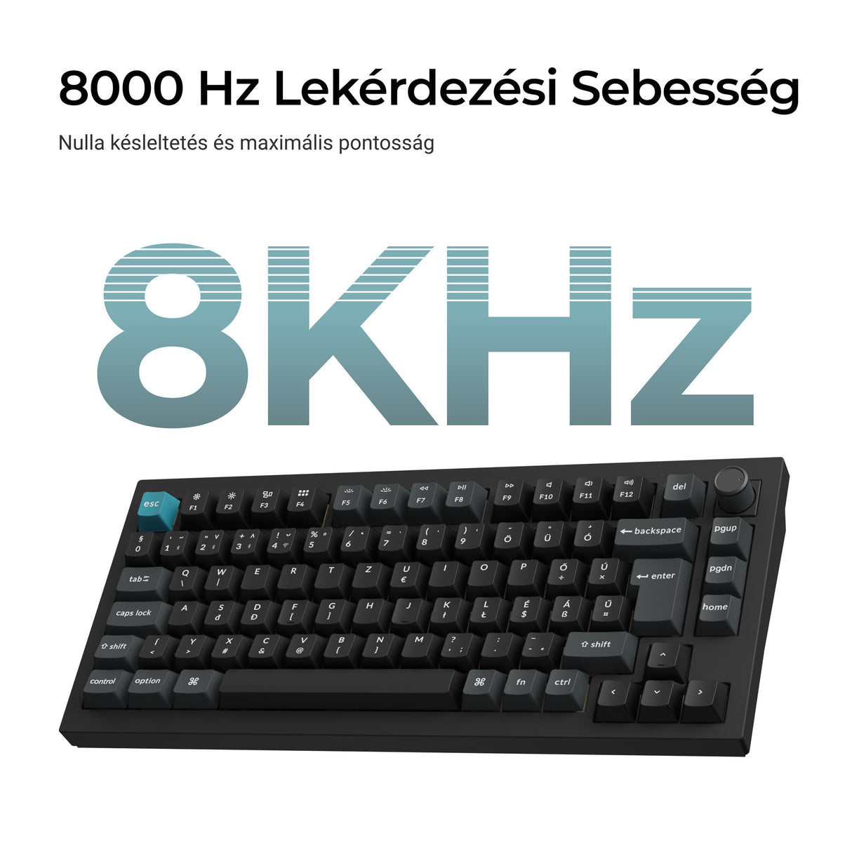 Keychron Q1 Ultra 8K vezeték nélküli testreszabható mechanikus billentyűzet