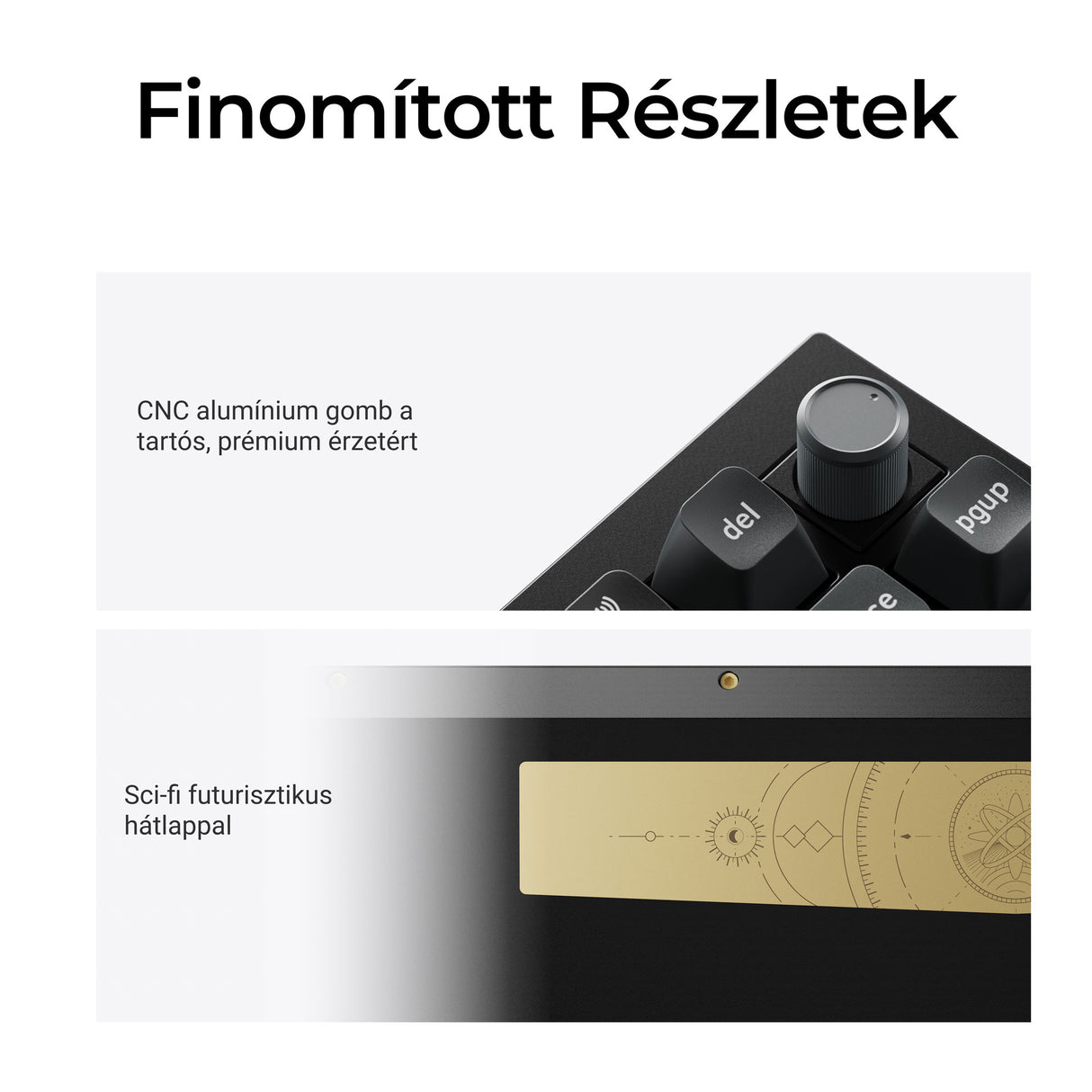 Keychron Q1 Ultra 8K vezeték nélküli testreszabható mechanikus billentyűzet