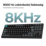 Keychron Q3 Ultra 8K vezeték nélküli testreszabható mechanikus billentyűzet