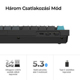 Keychron Q6 Ultra 8K vezetéknélküli testreszabható mechanikus billentyűzet