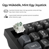 Keychron Q6 HE QMK testreszabható mágneskapcsolós vezeték nélküli mechanikus billentyűzet