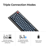 Keychron V3 Max QMK/VIA testreszabható vezeték nélküli mechanikus billentyűzet