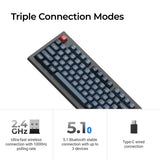 Keychron V5 Max QMK/VIA testreszabható vezeték nélküli mechanikus billentyűzet