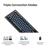 Keychron V6 Max QMK/VIA testreszabható vezeték nélküli mechanikus billentyűzet