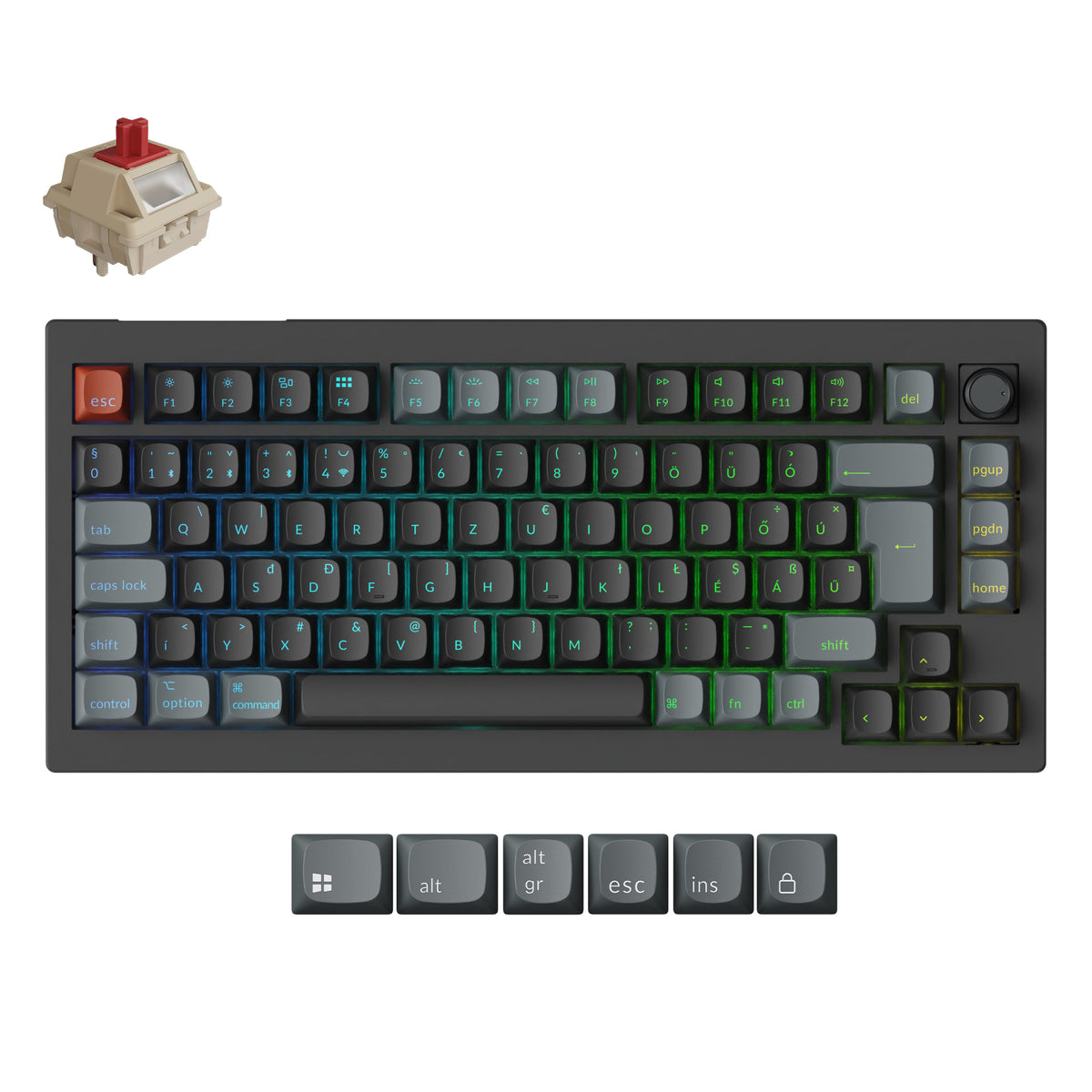 Keychron V1 Ultra 8K Wireless Custom Mechanical Keyboard