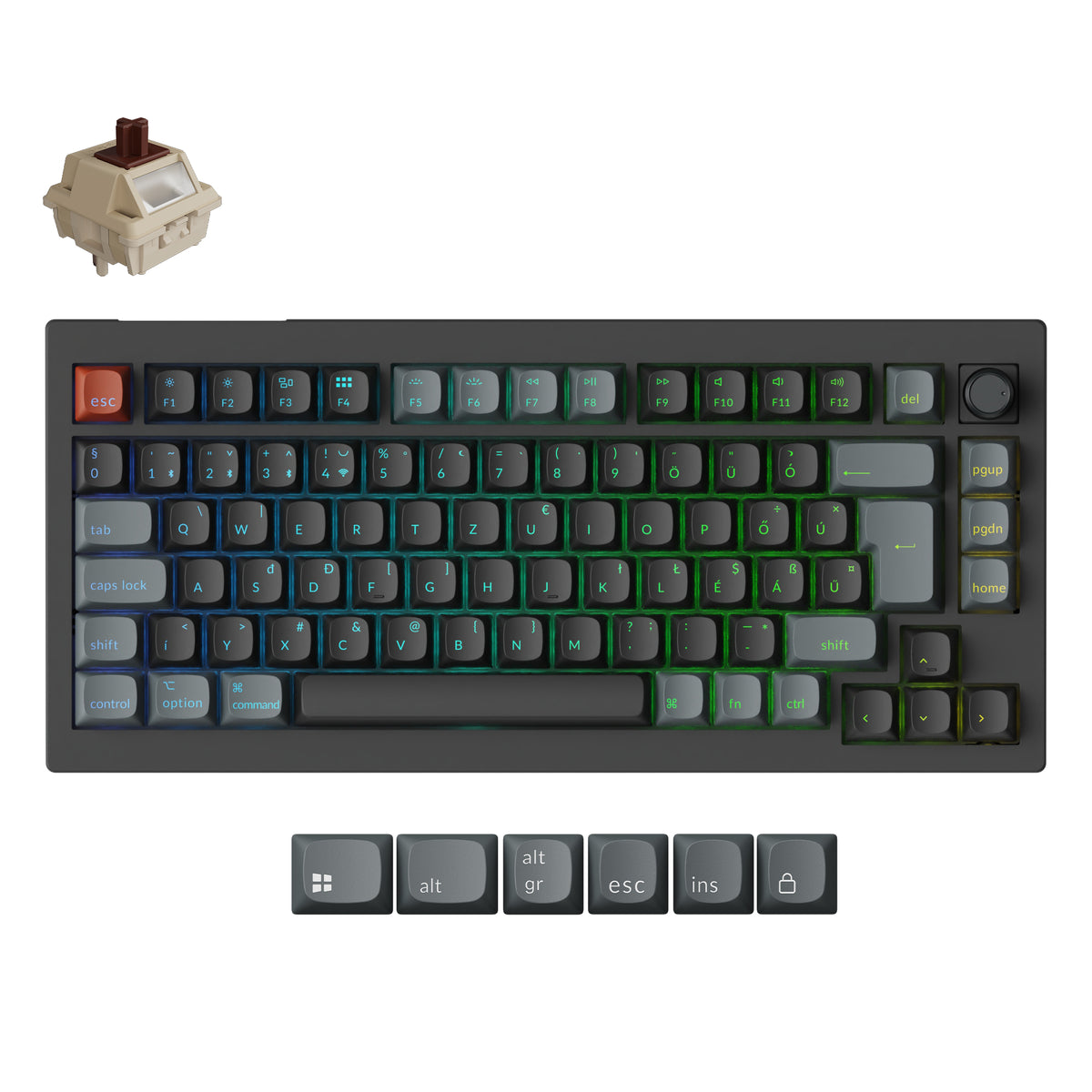 Keychron V1 Ultra 8K Wireless Custom Mechanical Keyboard