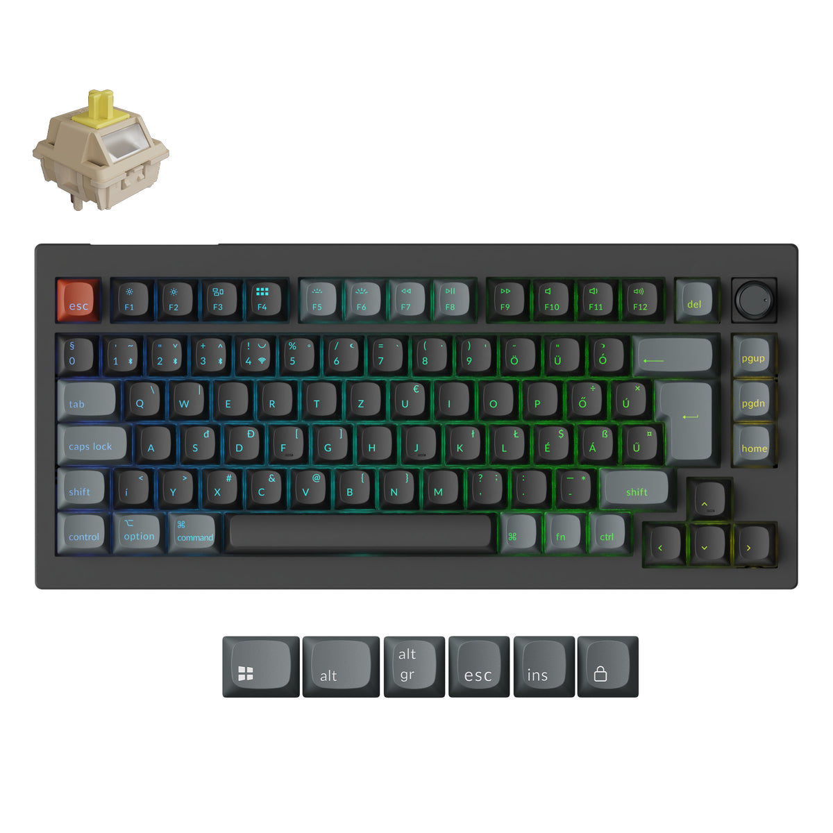 Keychron V1 Ultra 8K Wireless Custom Mechanical Keyboard